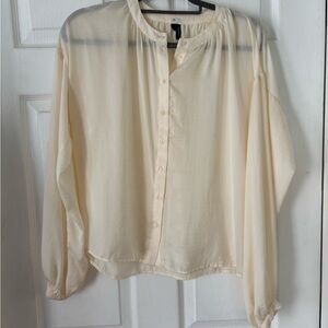 ASOS Elegant Cream Blouse